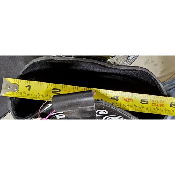 BLAZIN ROXX Layla Sz 7 Rain Boots Black White Outdoor Chore Cowgirl Boot 58906 - Picture 12 of 16